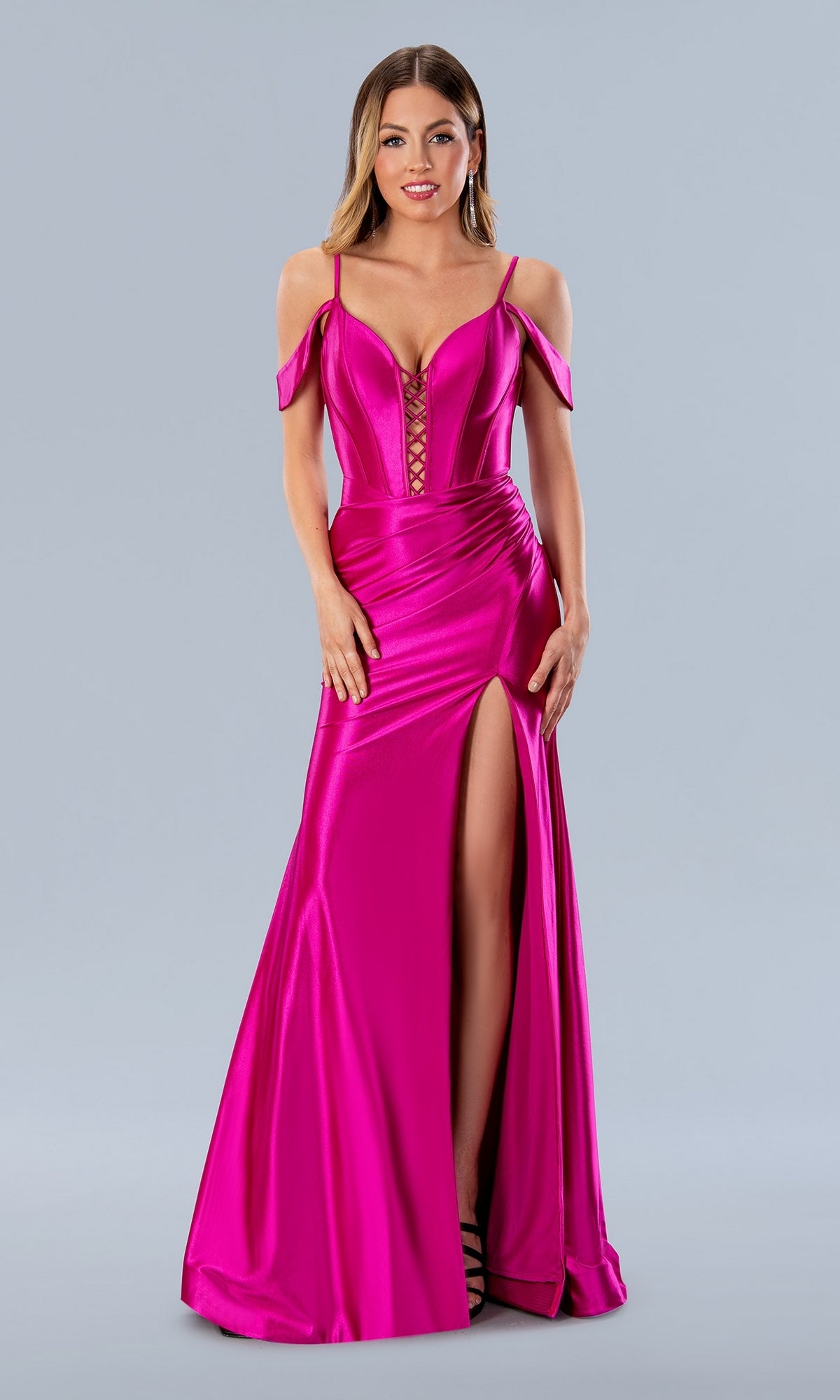 Cut-Out Long Prom Dress: Stella Couture 24171