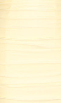 Yellow dress fabric swatch with ruching.