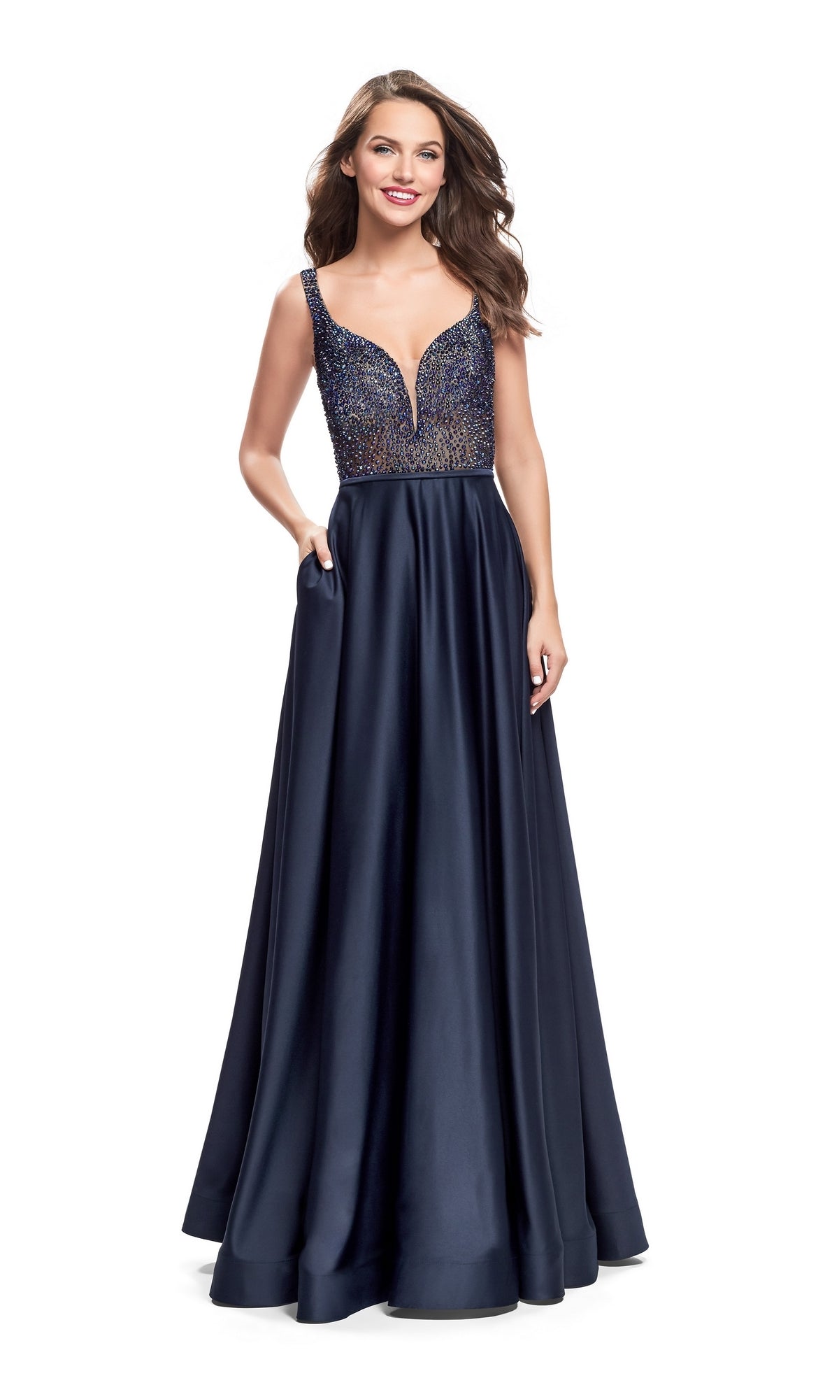 Long Prom Dress By La Femme 25348