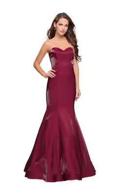 Strapless Sweetheart Long Mermaid Prom Dress -PromGirl
