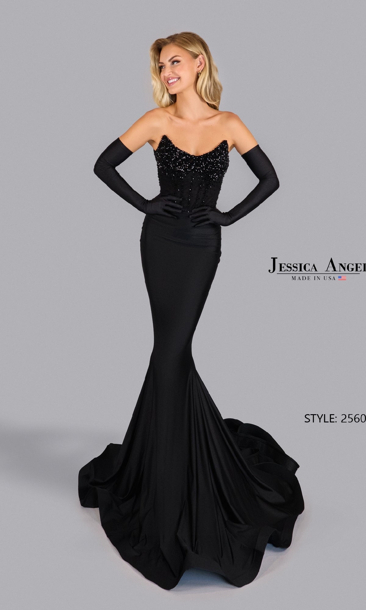 Jessica Angel 2560 Long Prom Dress Sky Blue / XLarge Jessica Angel 2560 Long Prom Dress Sky Blue / XLarge