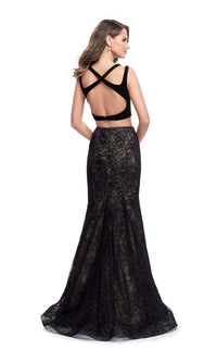 La Femme 25772 Black Long Prom Dress