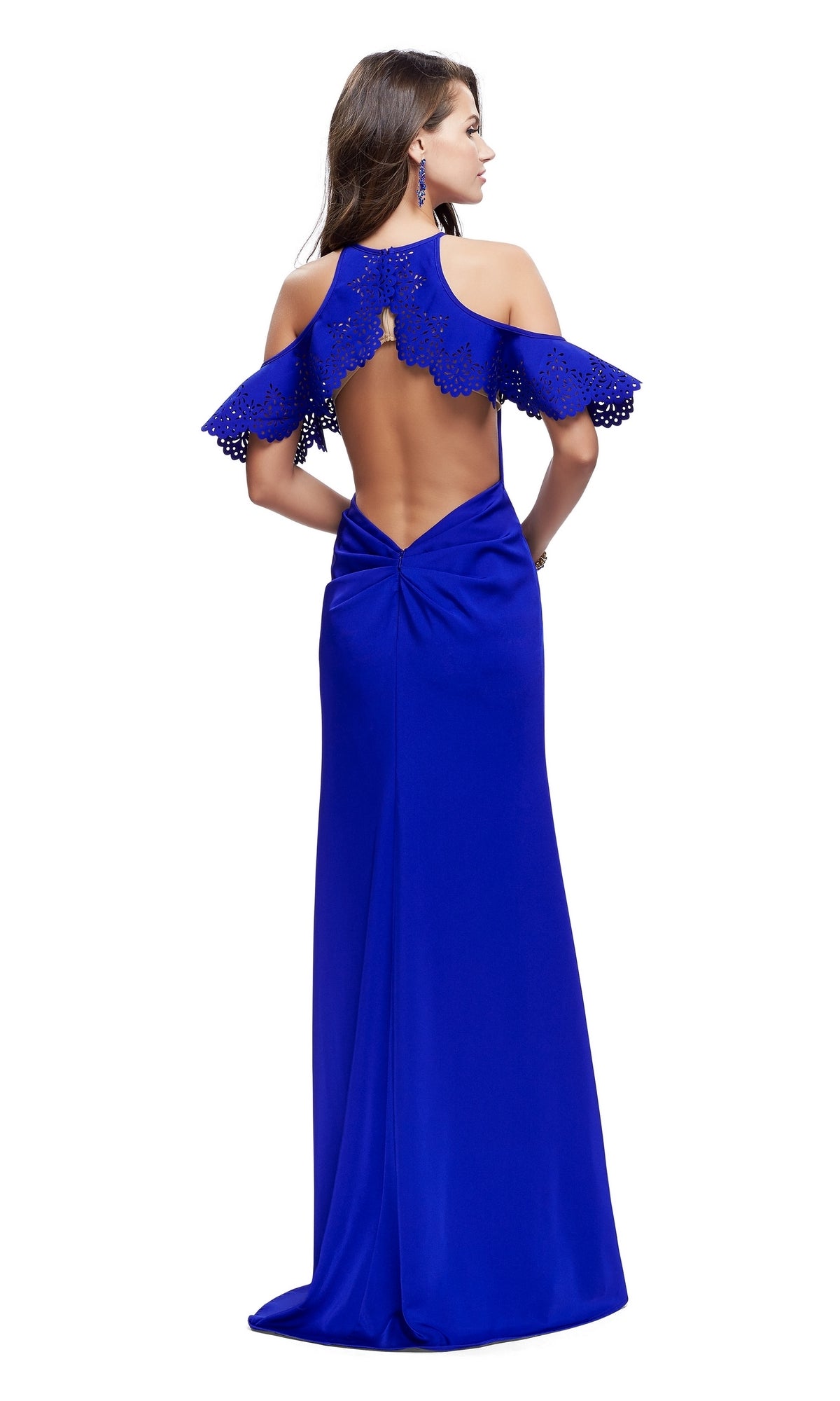 La Femme 25981 Sapphire Blue Prom Dress