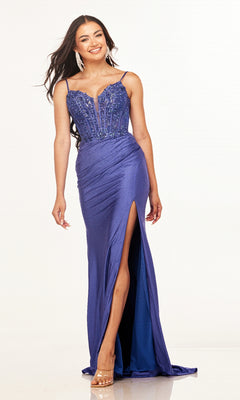 Long Prom Dress: Cecilia Couture 2601 Royal / 00