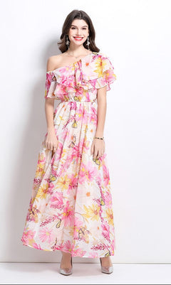 navy blue dress for baby girl Andrea Pink Midi Dress main image 1