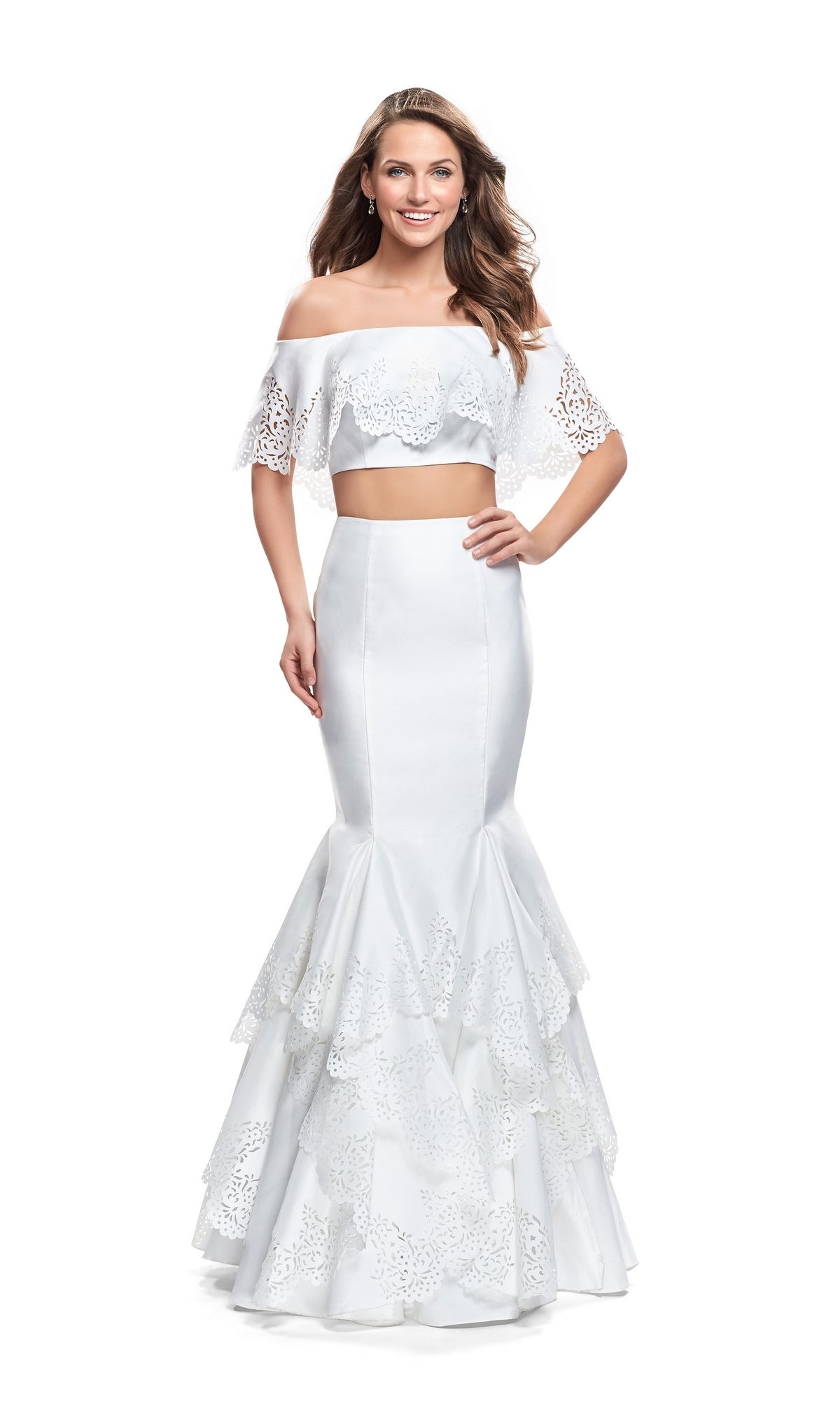 La Femme 26193 Two Piece Prom Dress