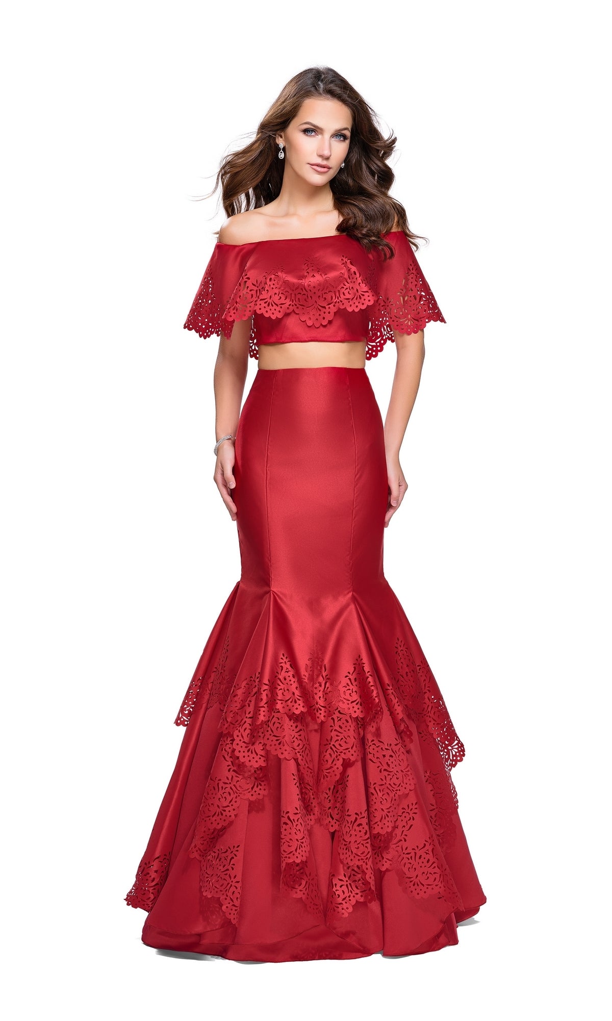 La Femme 26193 Two Piece Prom Dress