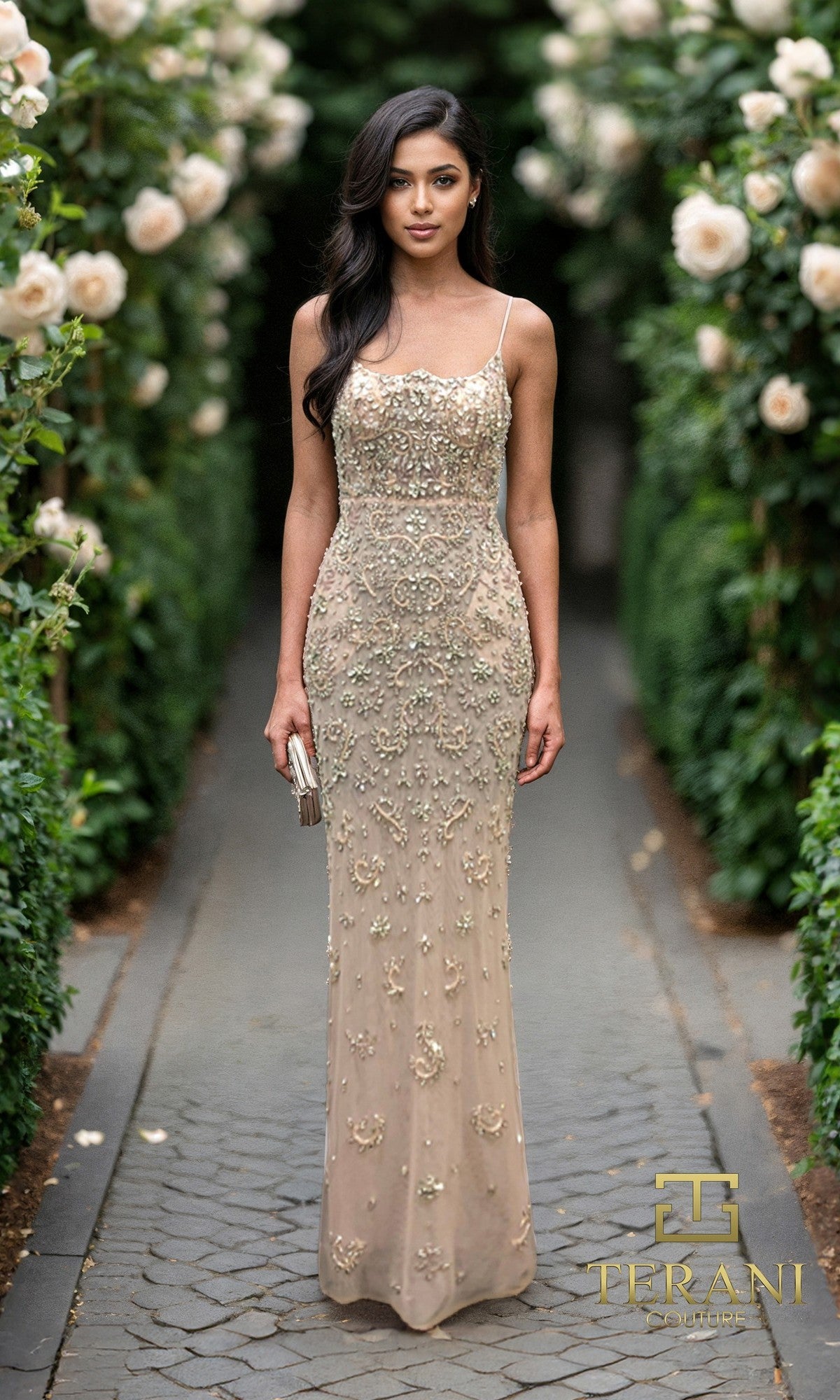 Terani 261GL6366 Long Formal Dress- PromGirl