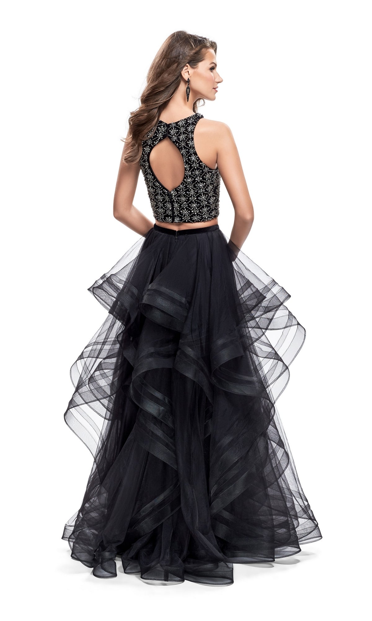 La Femme 26233 Long Black Prom Dress