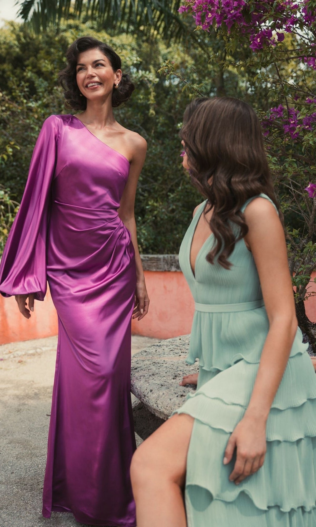 formal dress nearby Mac Duggal Satin Puff Sleeve Gown Emerald Green size Southern this dress will make Traditional Couture: Folkloric High Size:7/8 YEARS
