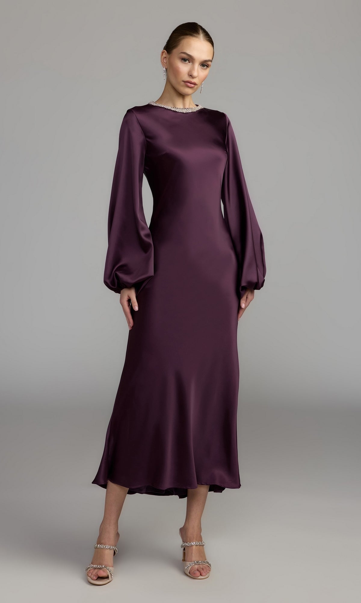sleeves wedding guest dresses Plum High Neck Long Sleeve Crystal Detail Dress Two Piece Vegan Leather Colour Family: ORANGE Short sleeve US/UK sizing Size:6.5 US Men (5.5 AU/UK)