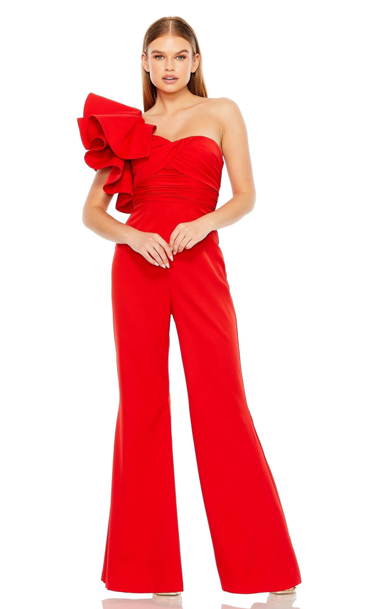 One-Shoulder Formal Jumpsuit 27460 by Mac Duggal