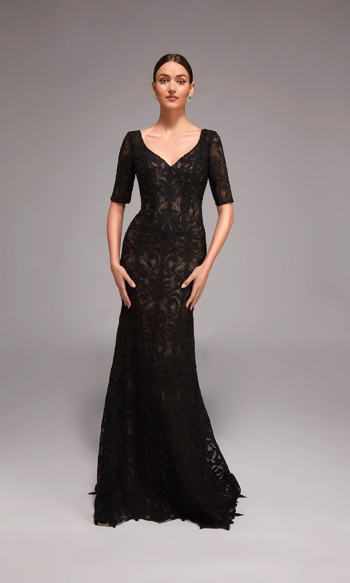 alissa formal dress black Alyce 27871 Long Black/Shadow Grey / 8 side slit black gown dress One Colour:Royal Blue DDRB03-1250