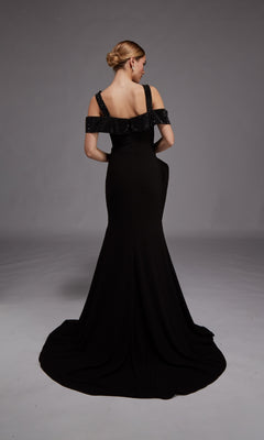 slim fit dress slacks Two Piece Fitted Dress With Embelished Long Sleeves And Cold Shoulder by  Cinderella Divine -71486