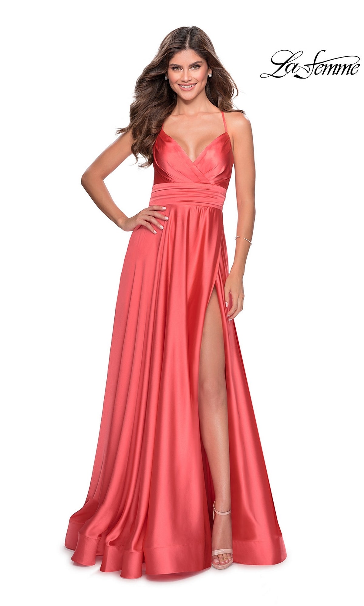 La Femme Long Prom Dress 28571