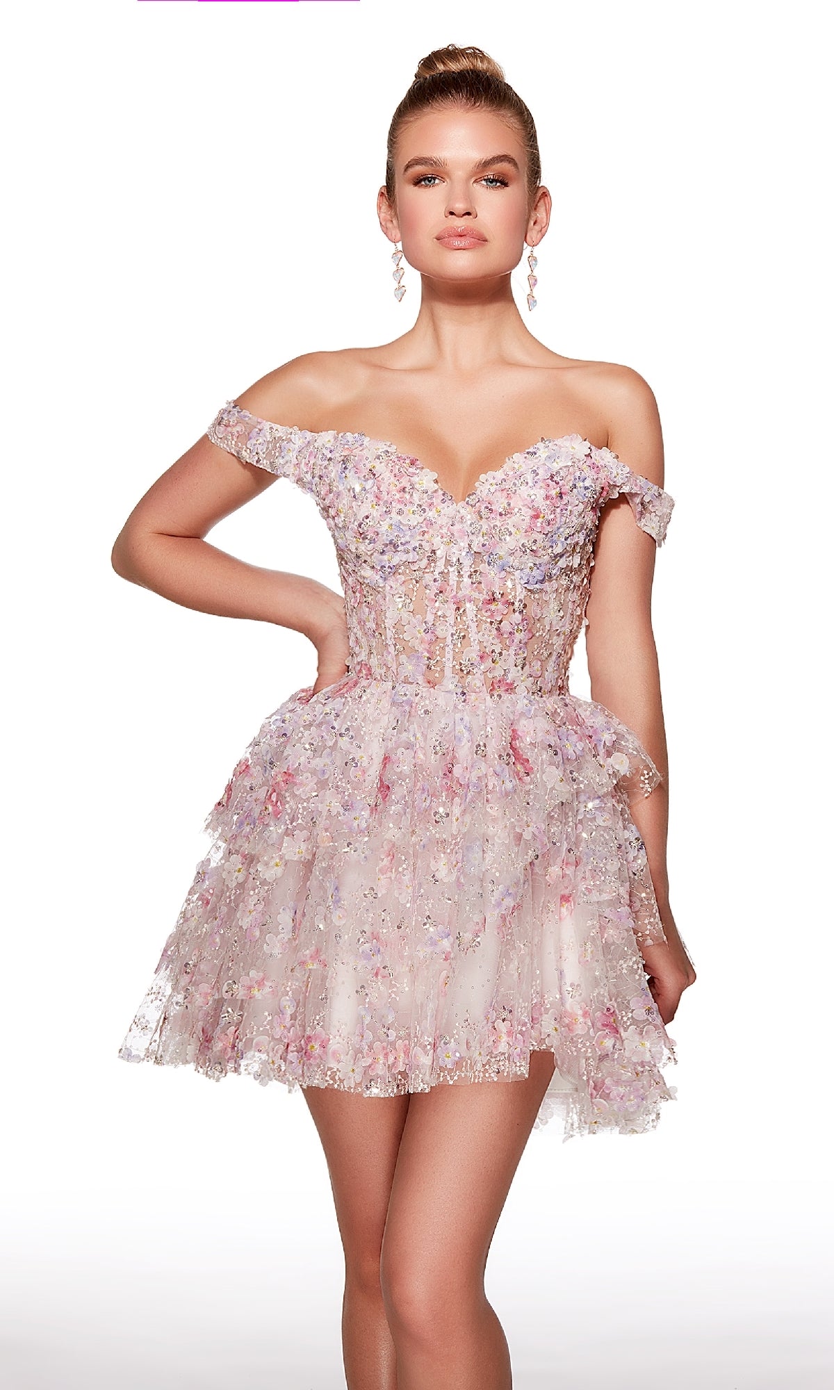 Short Homecoming Dress: Alyce 30004