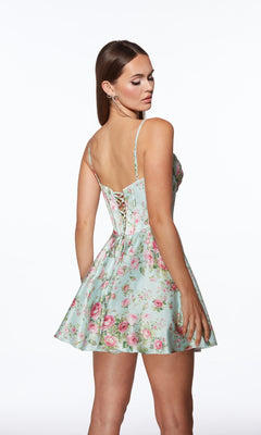 tiffany blue short dress Short Homecoming Dress: Alyce 30043 Tiffany / 000
