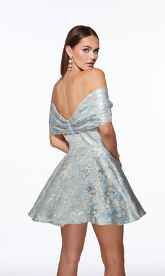 Alyce 30046 Short Homecoming Dress Light Blue / 10