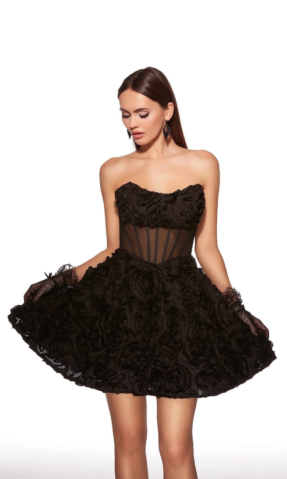 Short Homecoming Dress: Alyce 30079