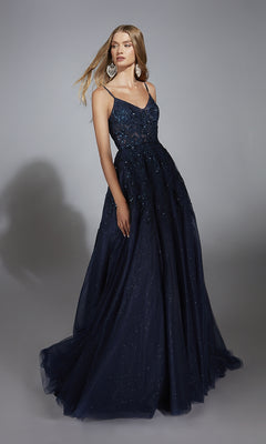 Aerie Couture 302 Long Prom Dress Midnight / 24 Aerie Couture 302 Long Prom Dress Midnight / 24