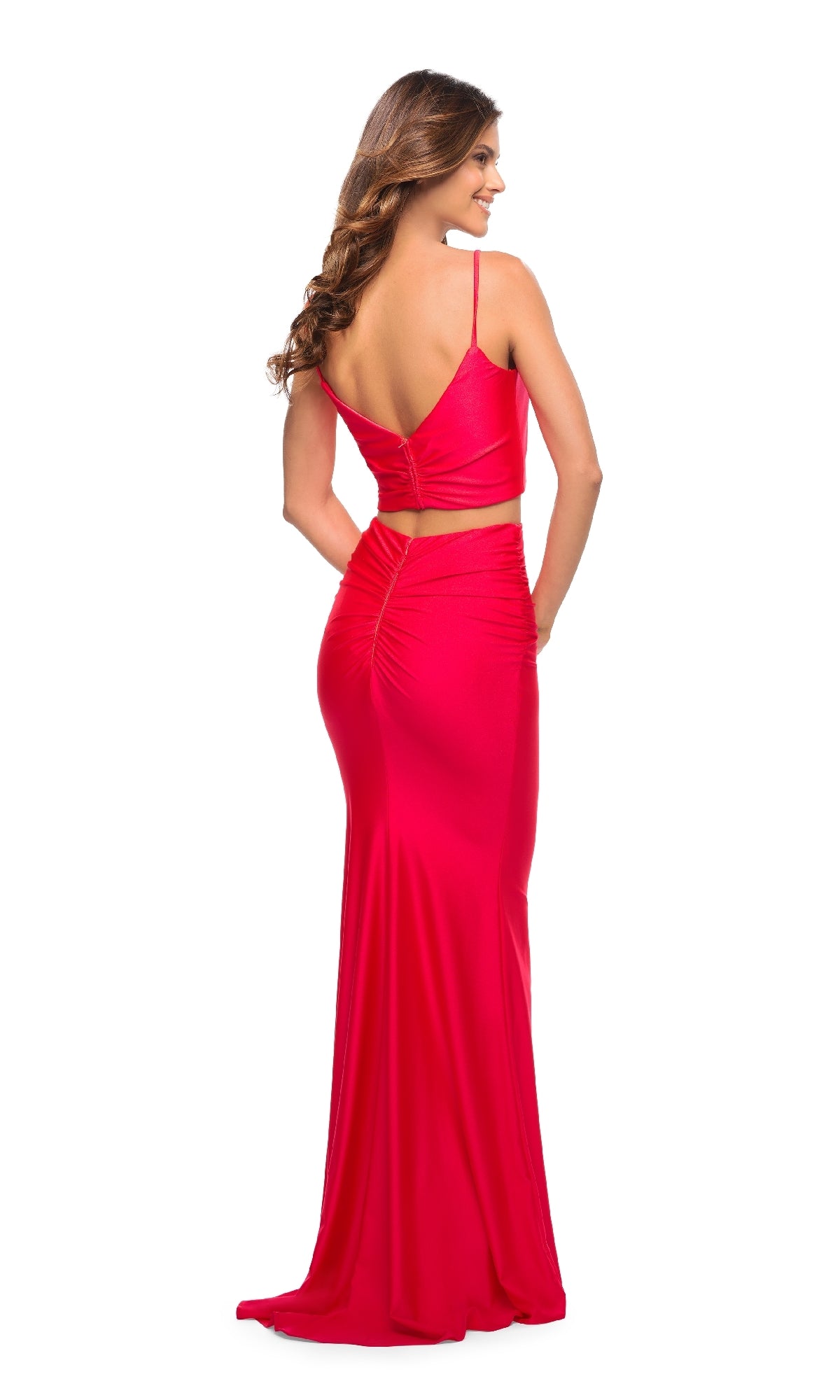 Two-Piece Long Prom Dress: La Femme 30678