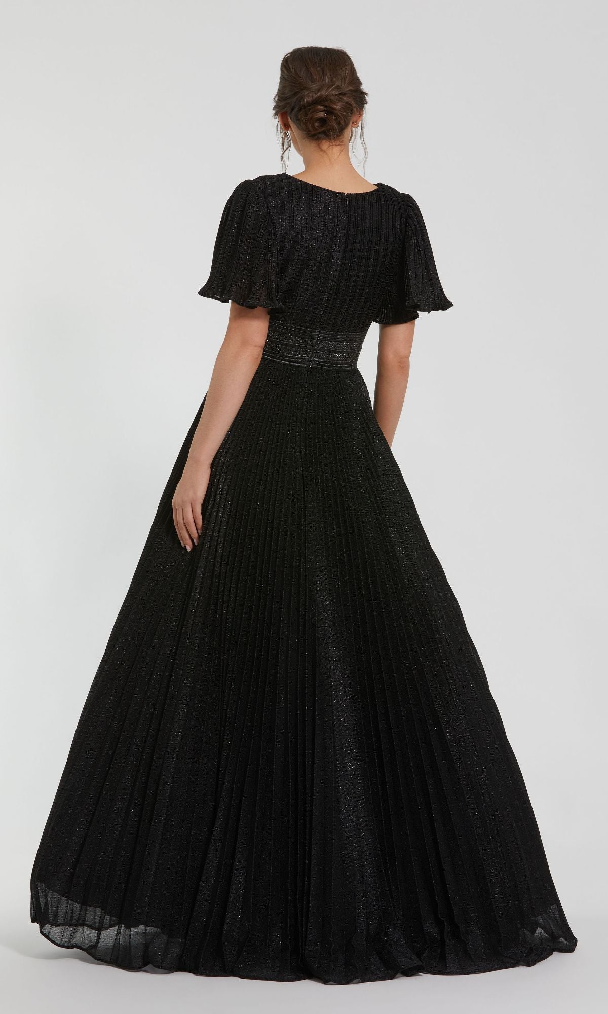 Short Sleeve Long Formal Dress: Mac Duggal 30776