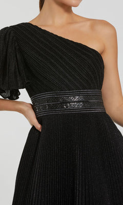 elegant cream dress Black V-Neck Cocktail Midi Dress main image 1
