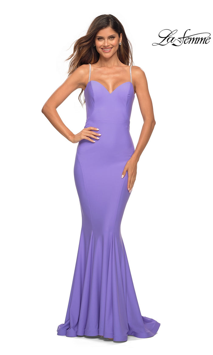 La Femme Long Sweetheart Prom Dress 30782