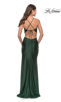 La Femme Side-Cut-Out Long Prom Dress 30977