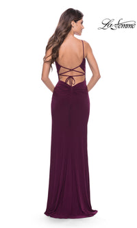 Strappy-Back Long La Femme Prom Dress 31078