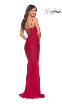 La Femme Scoop-Neck Long Prom Dress 31330