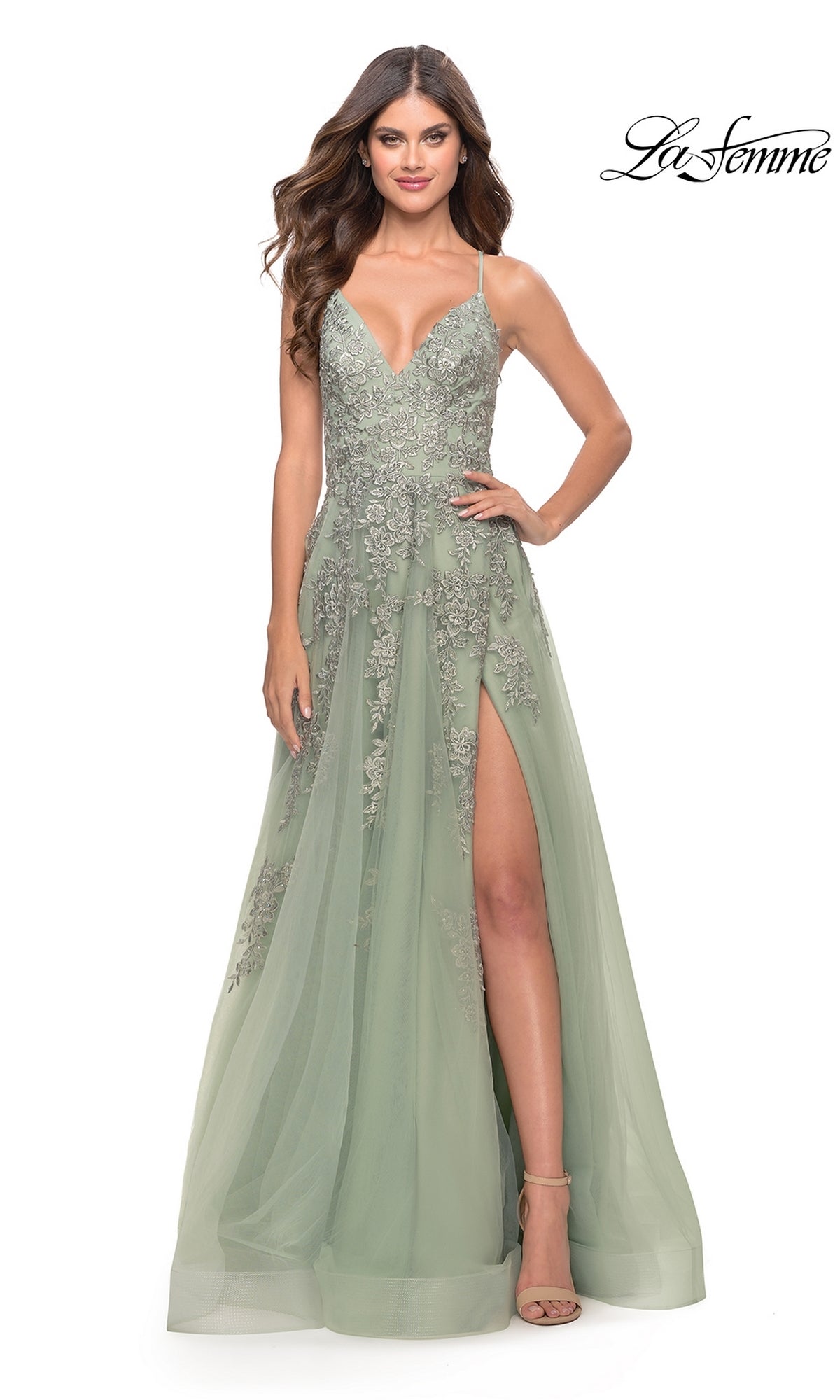La Femme Long Prom Dress 31503