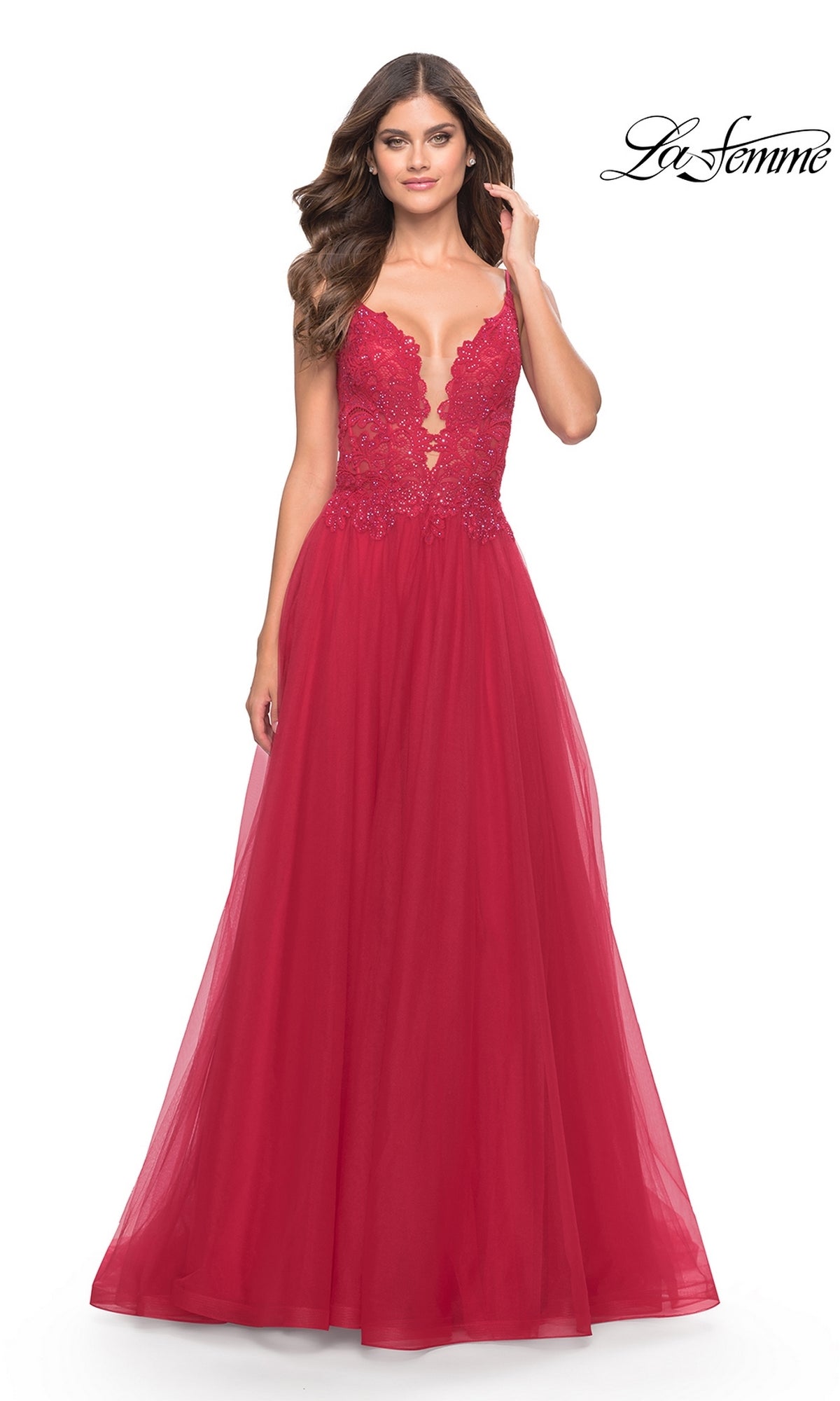 La Femme Long Prom Dress 31507