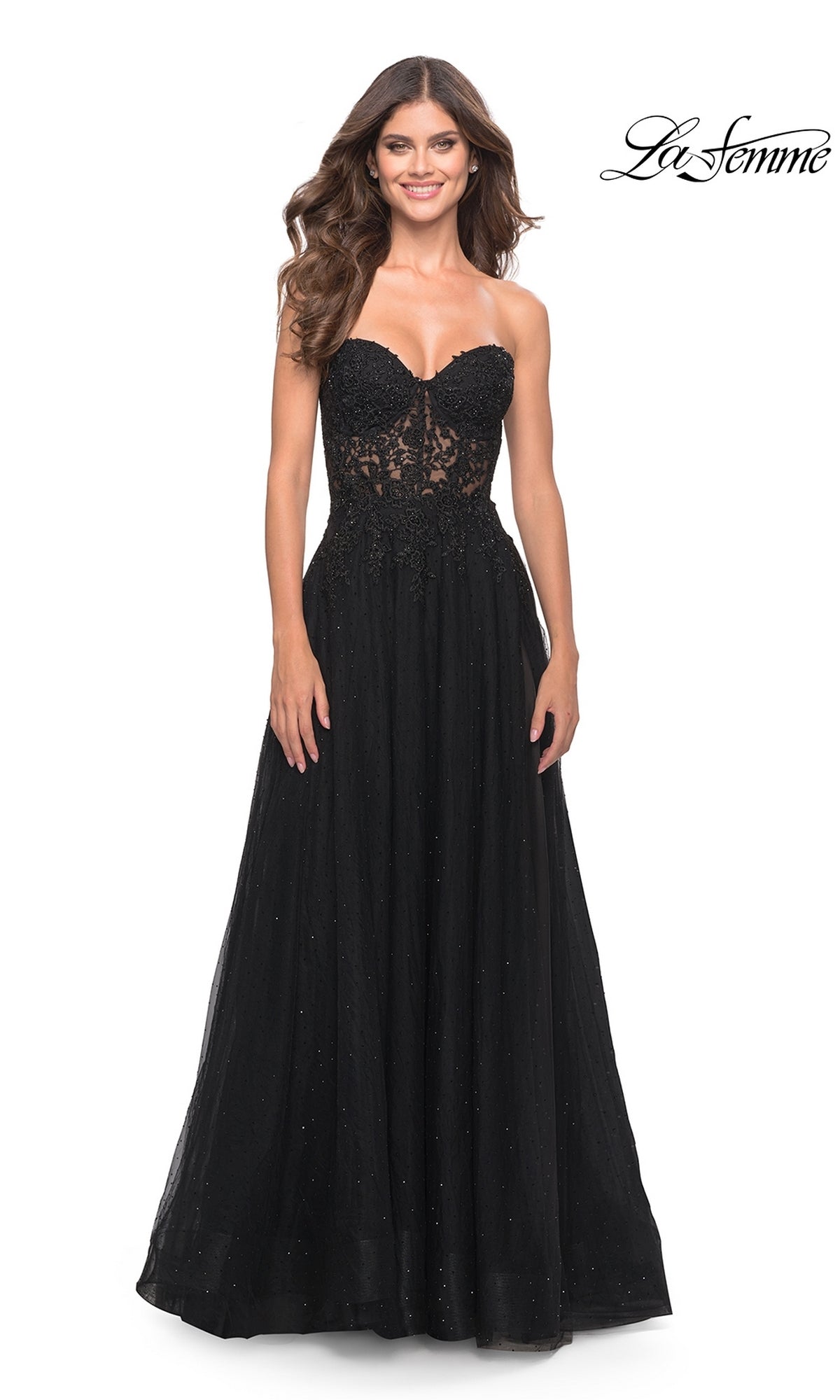 La Femme Long Prom Dress 31525