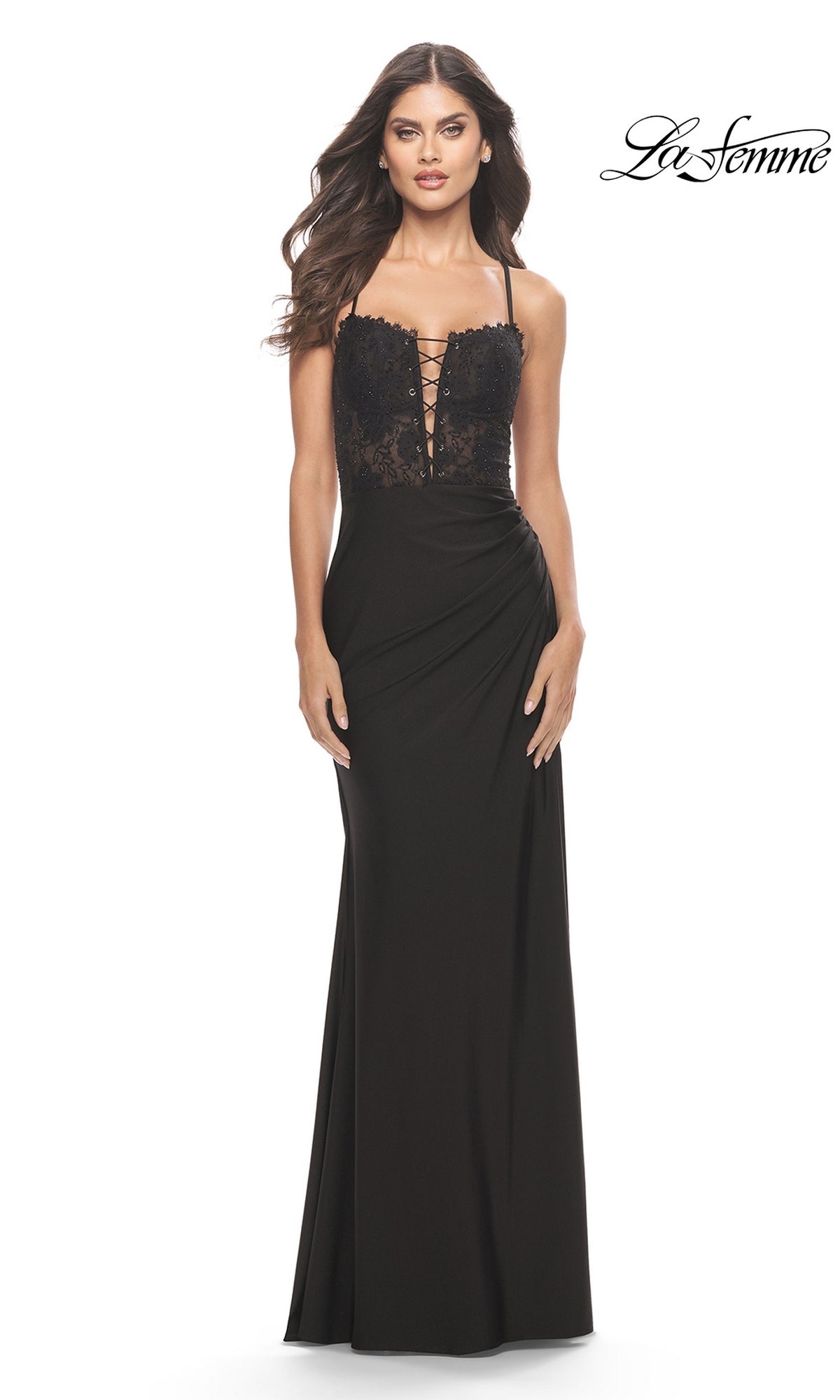 La Femme Long Prom Dress 31567