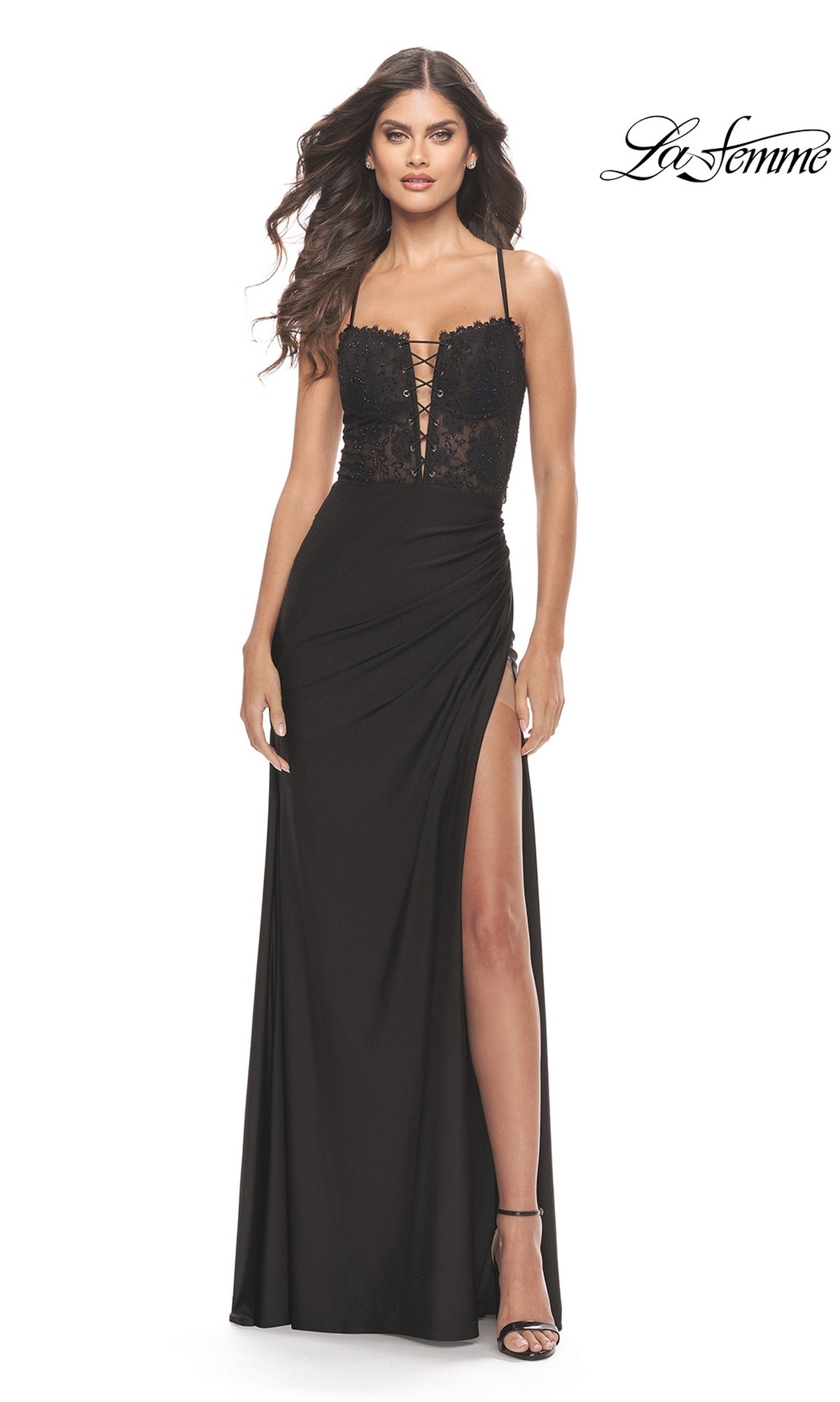 La Femme Long Prom Dress 31567