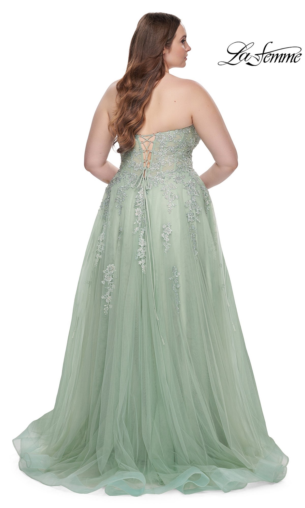 La Femme 31570 Prom Dress - Light-Periwinkle