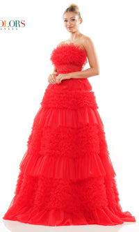 Colors Dress Ruffled Ball Gown 3185