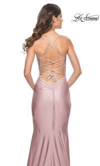 La Femme Open-Back Long Prom Dress 31878
