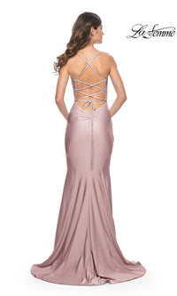 La Femme Open-Back Long Prom Dress 31878