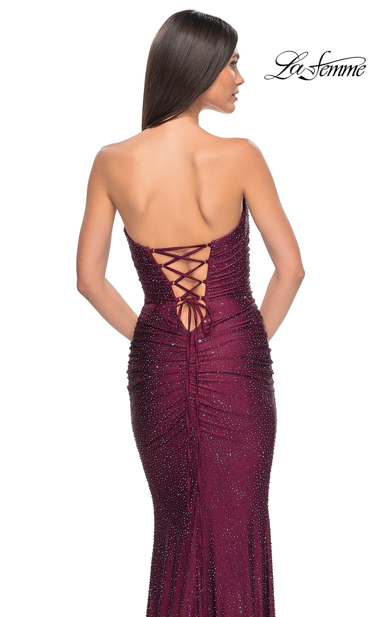 Strapless Sweetheart Long Beaded Prom Dress PromGirl Strapless Sweetheart Long Beaded Prom Dress PromGirl