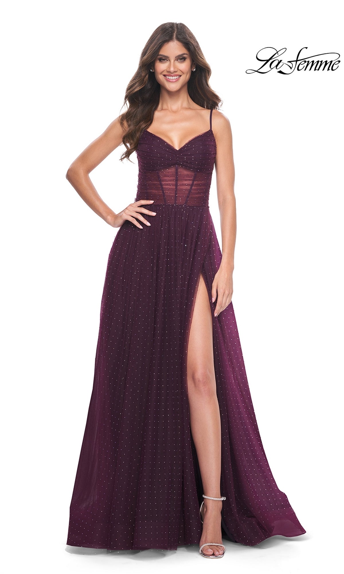 La Femme Long Prom Dress 31970