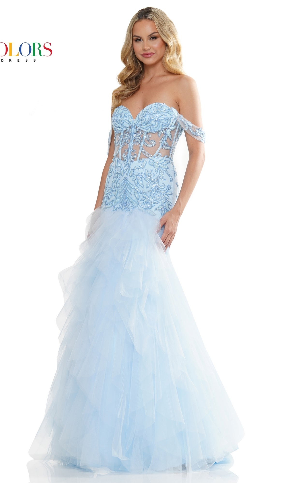 Colors Dress Mermaid Prom Dress 3199
