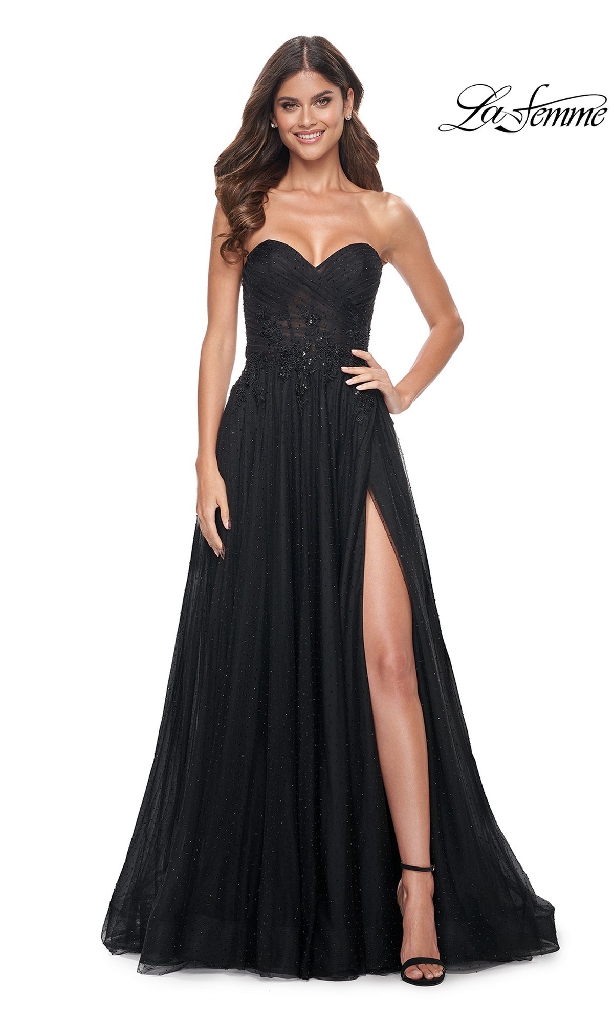 La Femme Long Prom Dress 32005