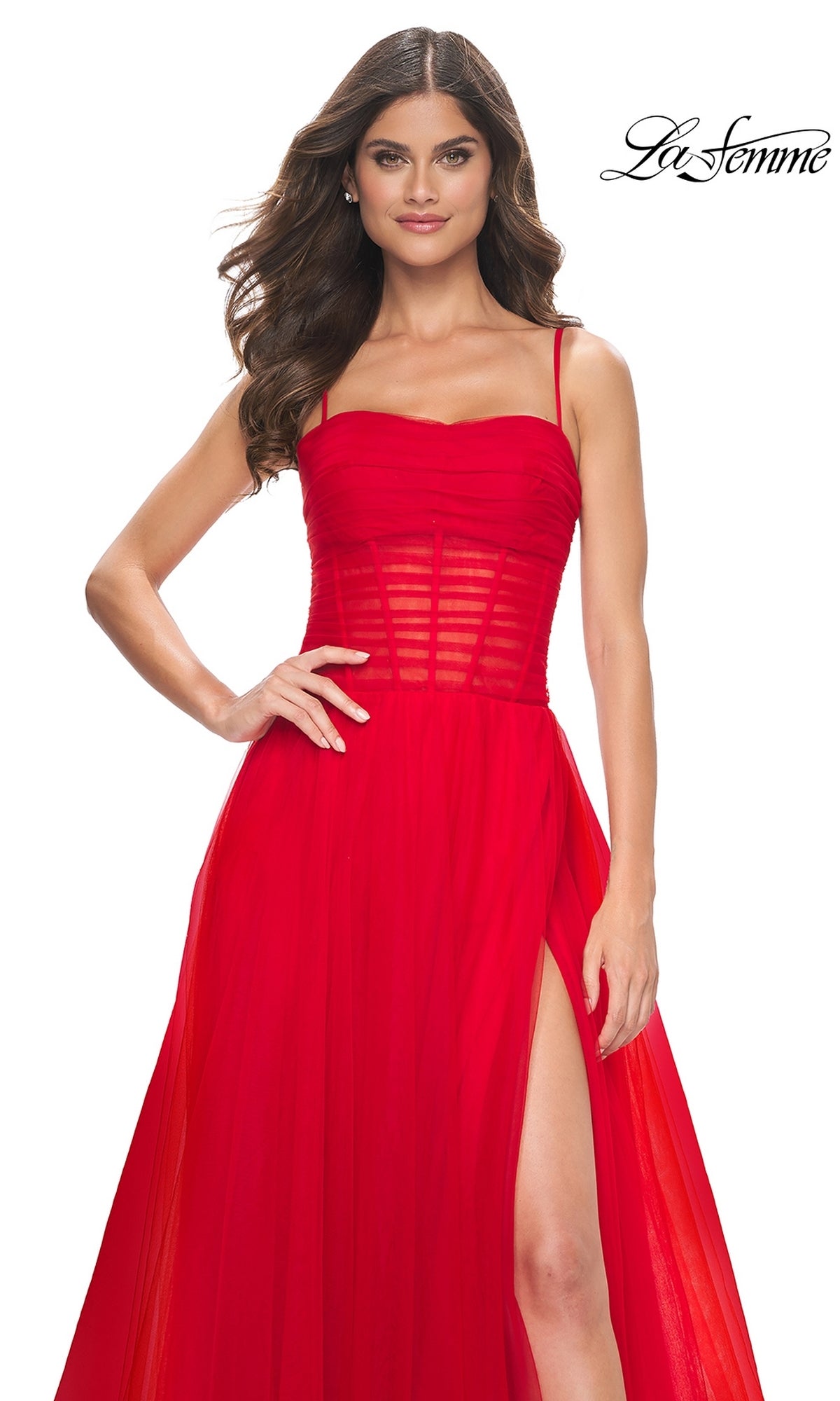 La Femme Long Prom Dress 32017
