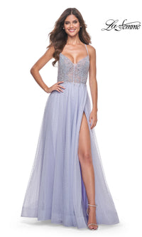 La Femme Long Prom Dress 32020