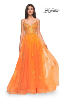 La Femme Long Prom Dress 32028