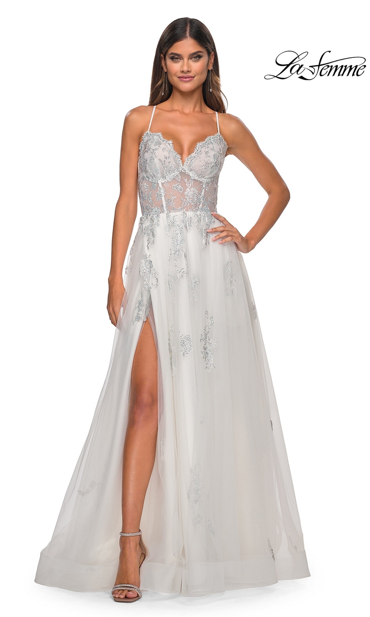 La Femme Long Prom Dress 32028