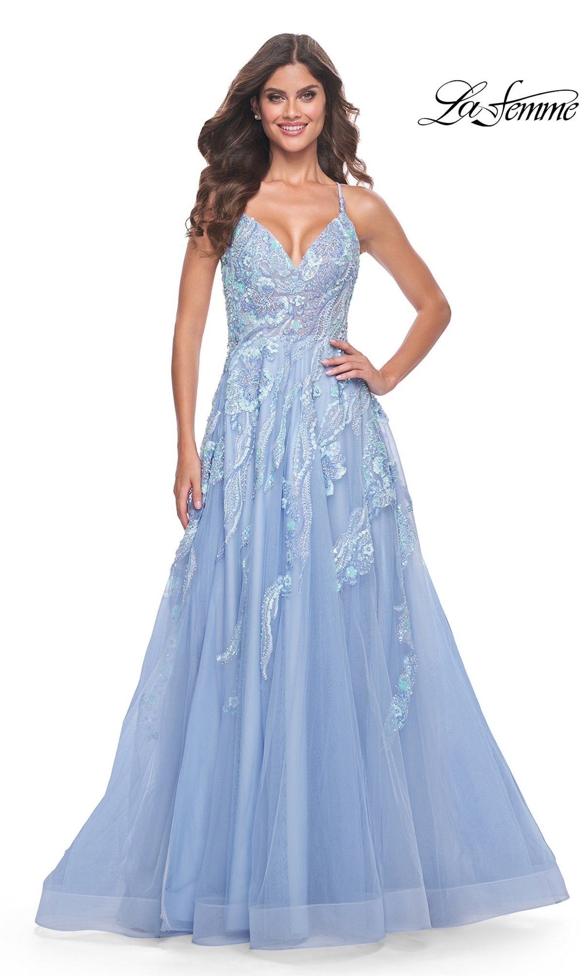 La Femme Long Prom Dress 32032