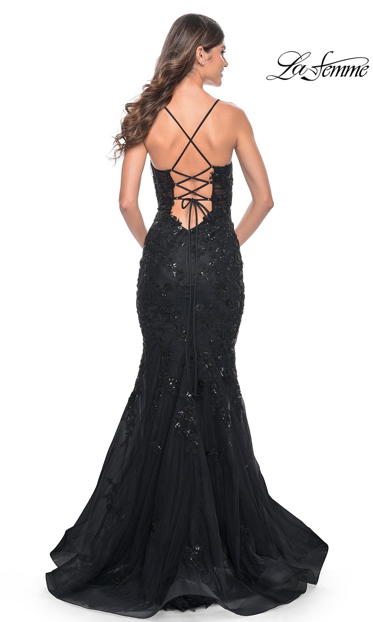 La Femme Long Prom Dress 32033